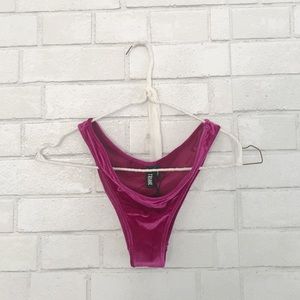 triangl velvet bikini bottoms